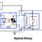 A Vector Image Of Hybrid Relay Switching.